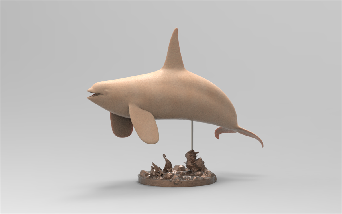 Rheic 1/35 Killer Whale Statue