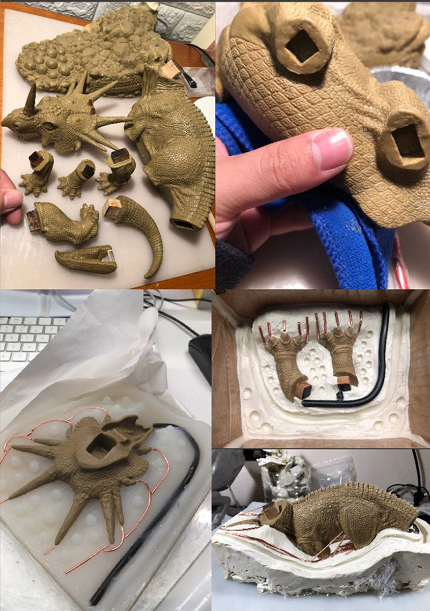 1/15 Unpainted Styracosaurus Albertensis Model