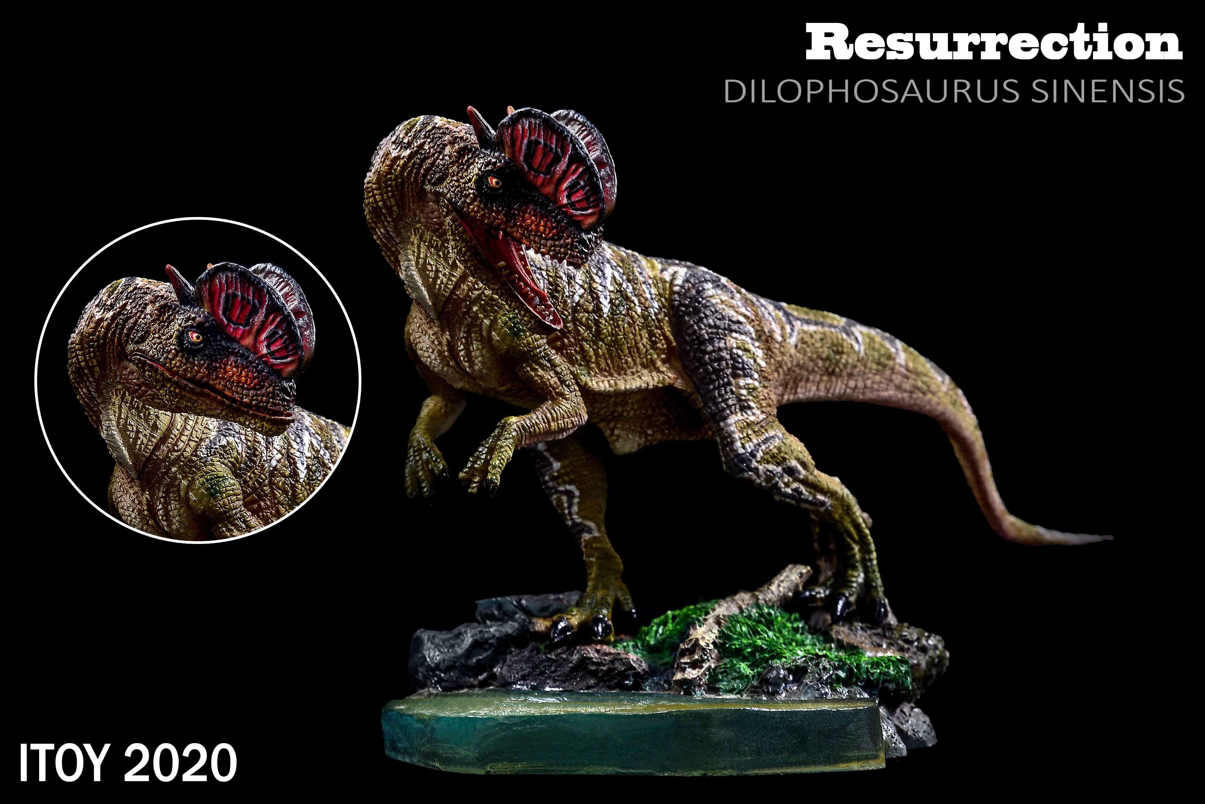 ITOY 2020 Dilophosaurus Statue