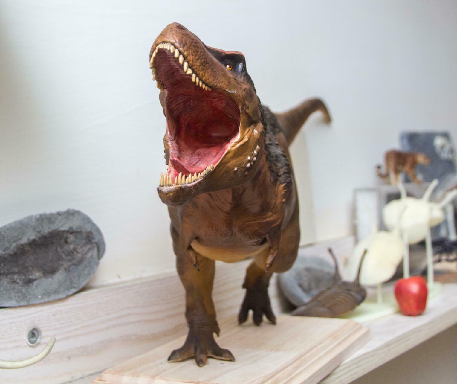 Fur T-Rex Statue