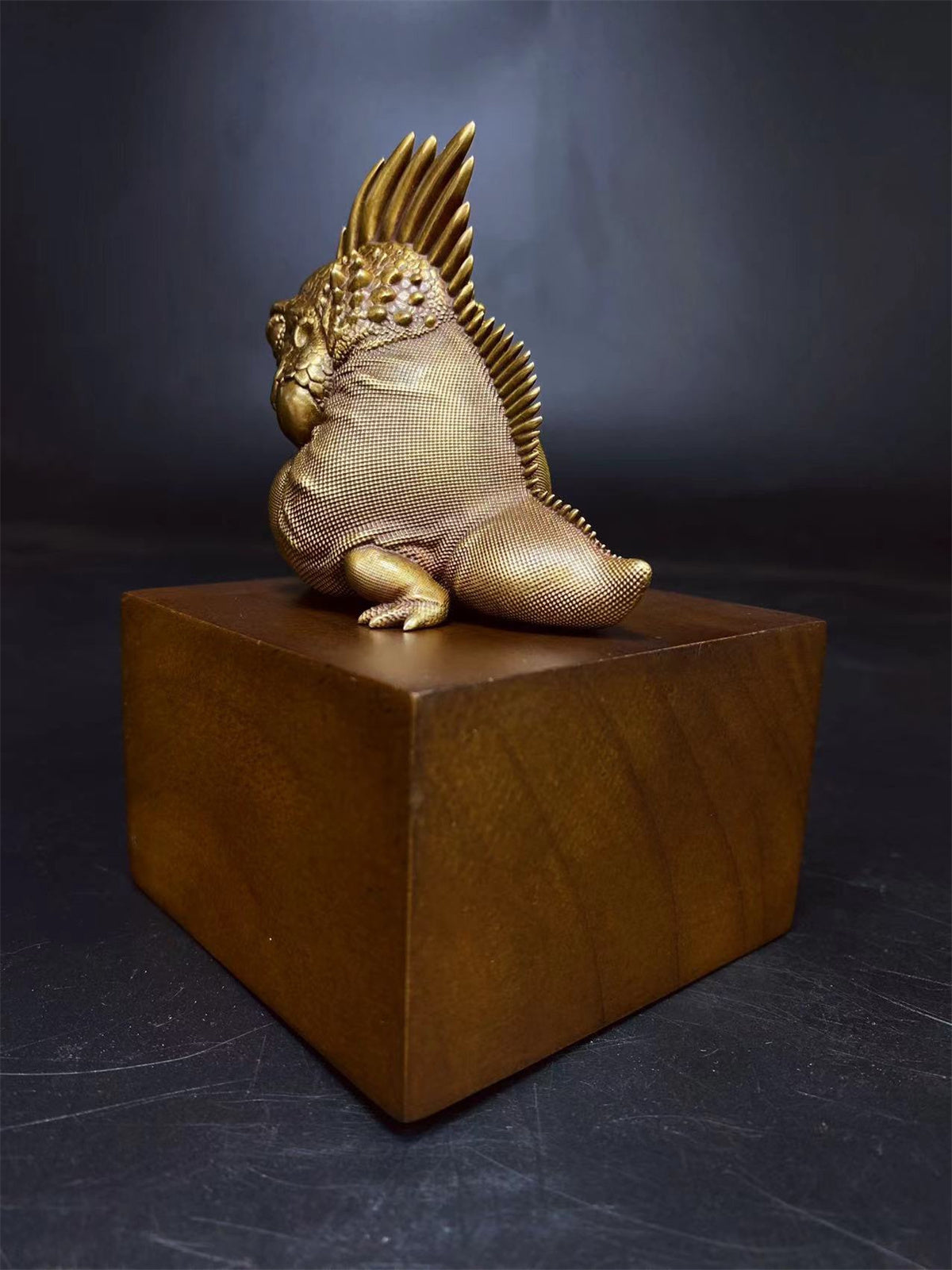 Common Green Iguana Limited Brass Model