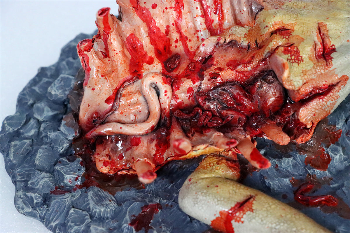 Corythosaurus Corpse Statue