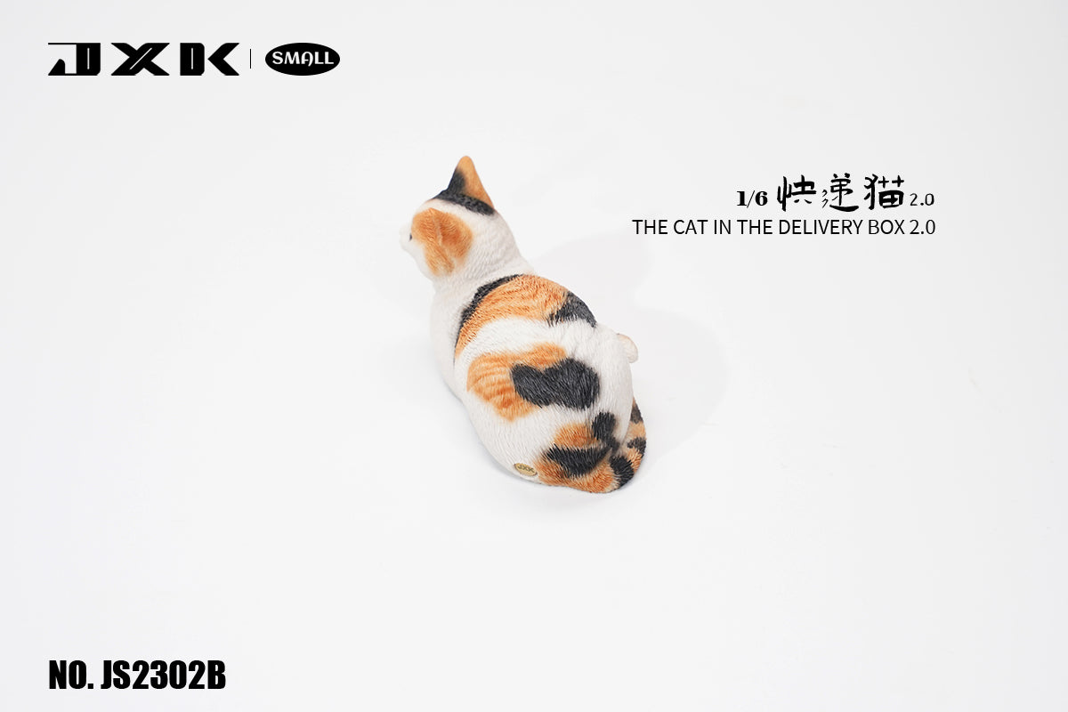 JXK Small The Cat In The Delivery Box 2.0 Model
