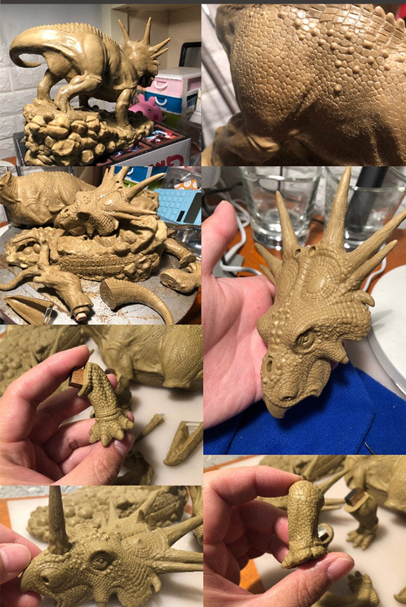 1/15 Unpainted Styracosaurus Albertensis Model