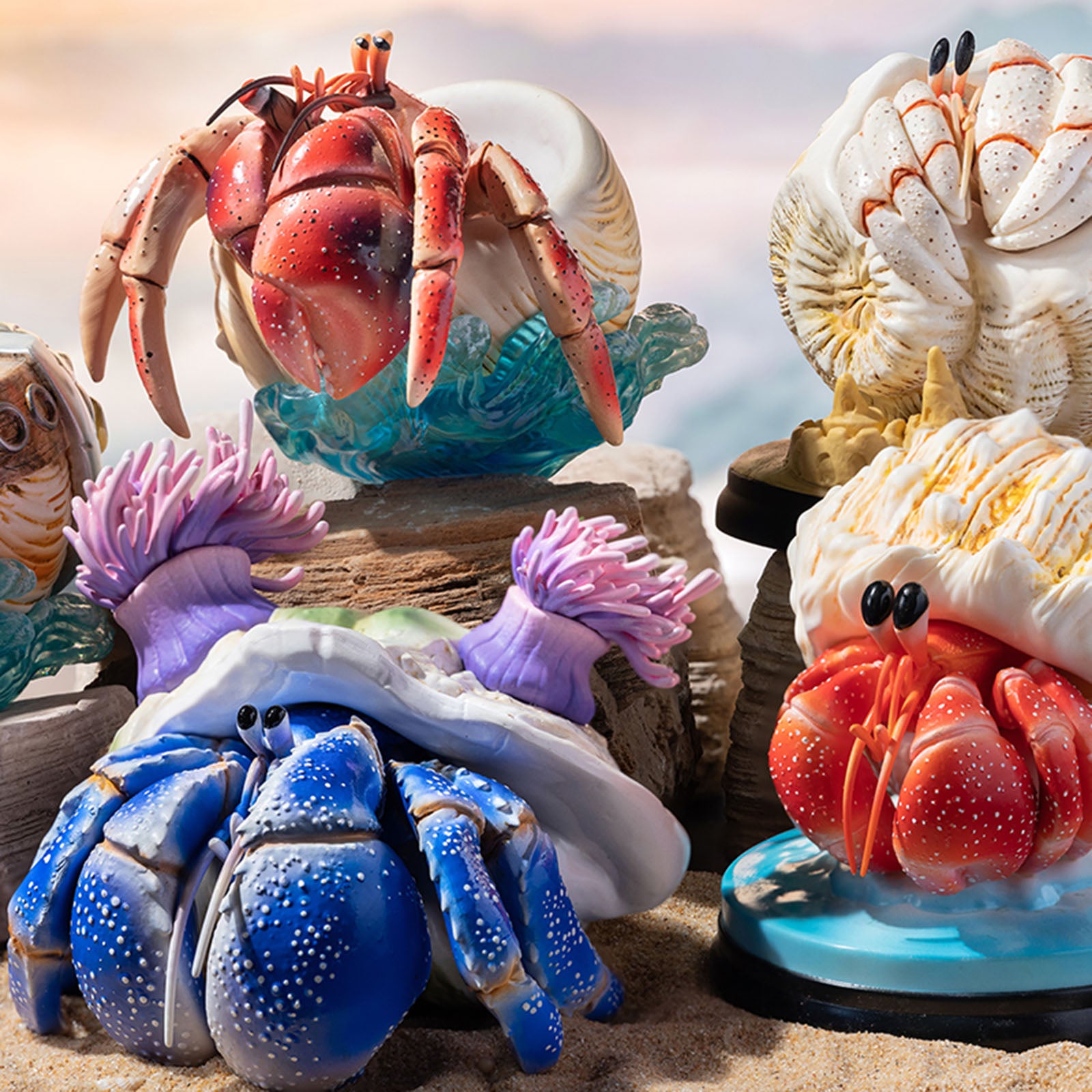 KONGZOO Summer Hermit Crab Model