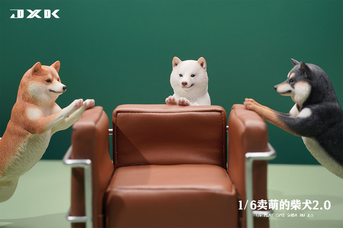 JXK 1/6 Play Cute Shiba Inu Model