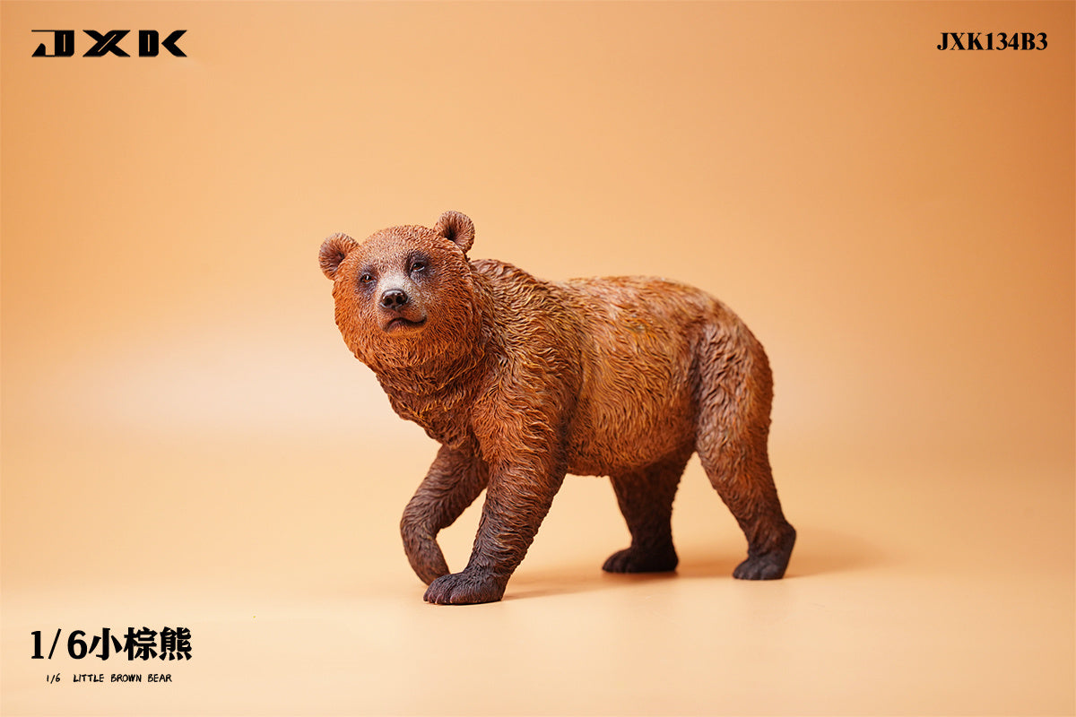 JXK 1/6 Little Brown Bear Model
