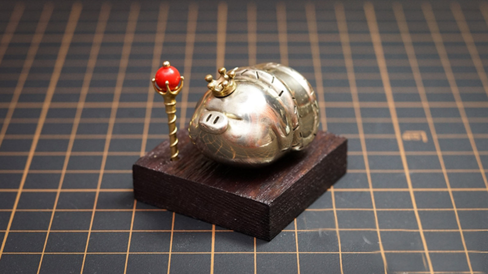 KONGZOO Brass Pig Model