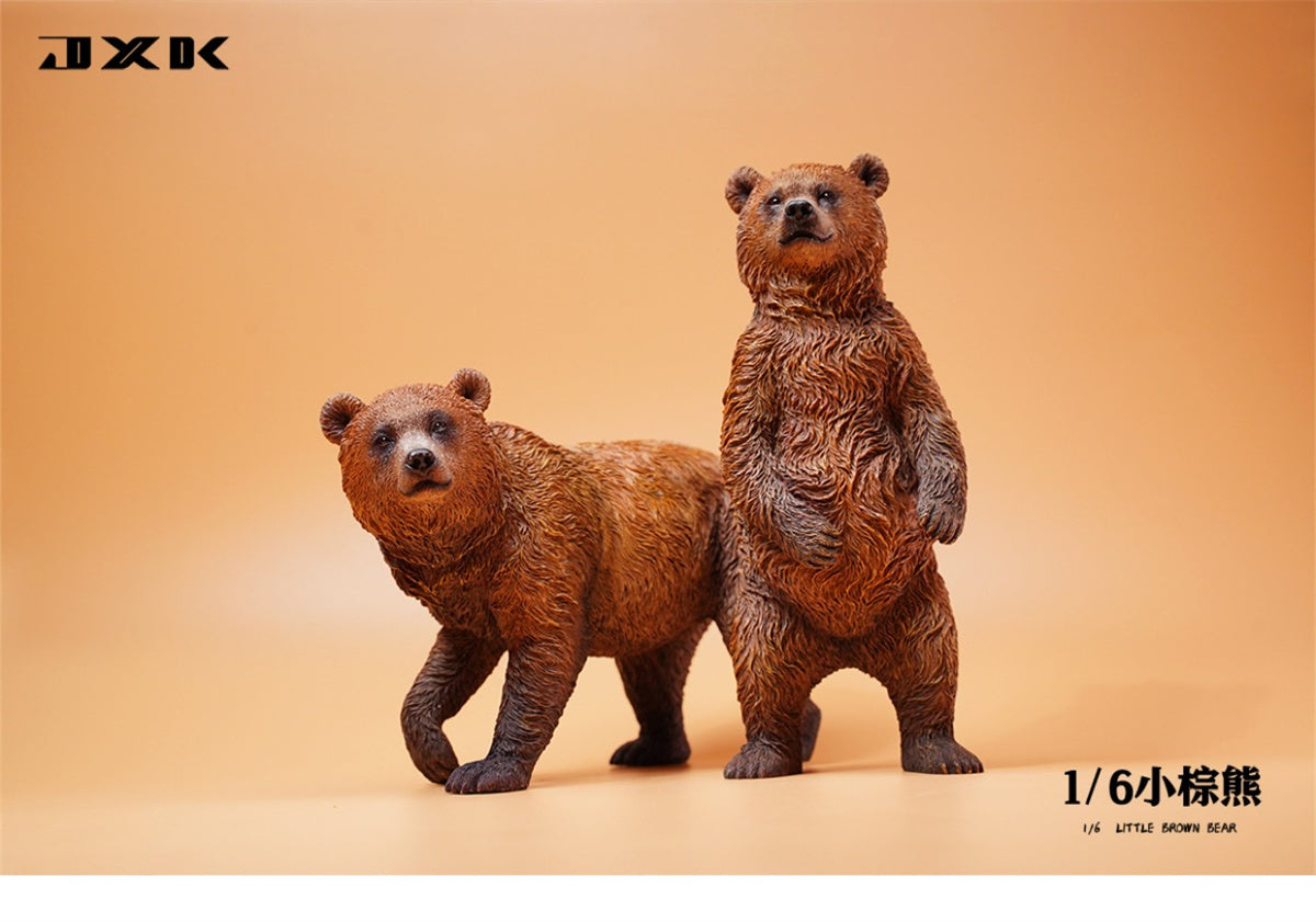 JXK 1/6 Little Brown Bear Model