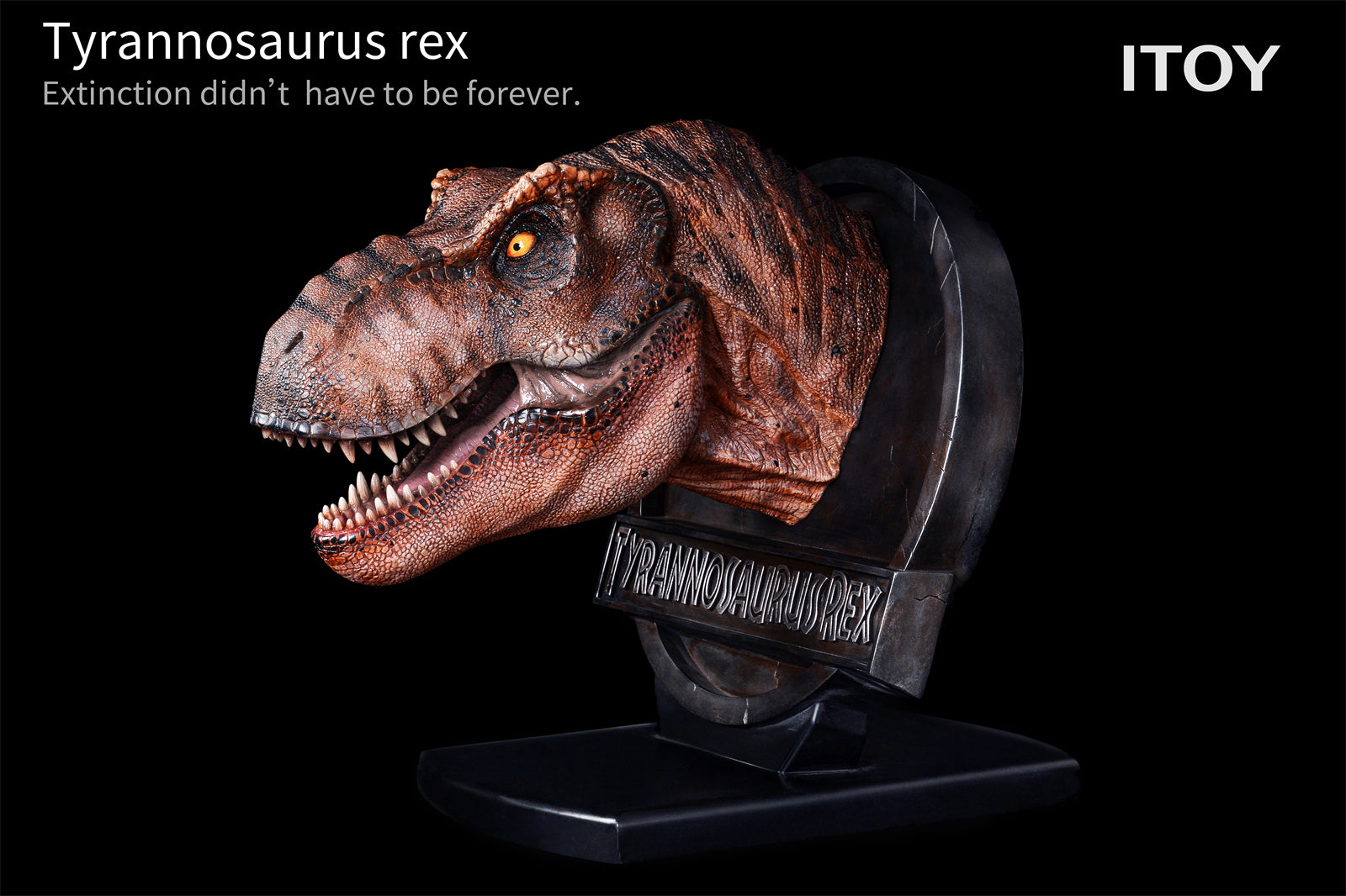ITOY 1/6 Tyrannosaurus Rex Head Bust Statue