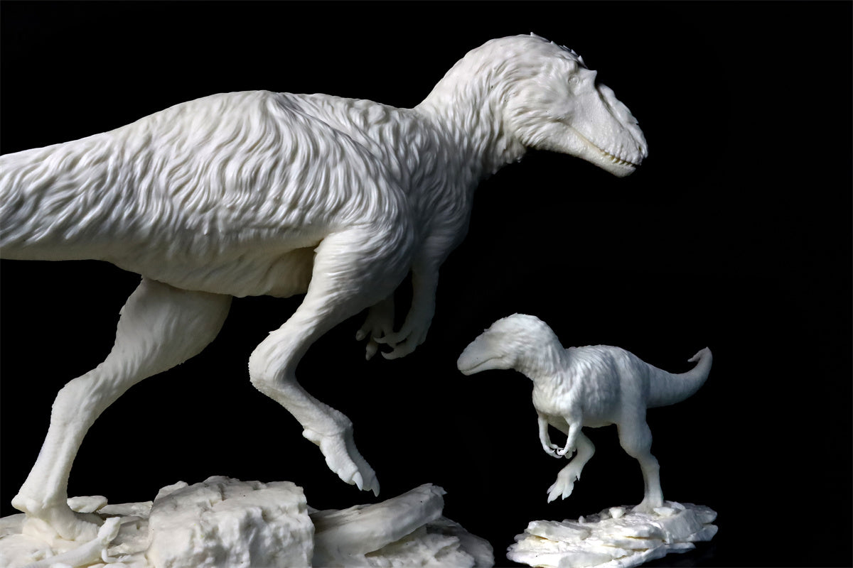 Yutyrannus Scene Statue