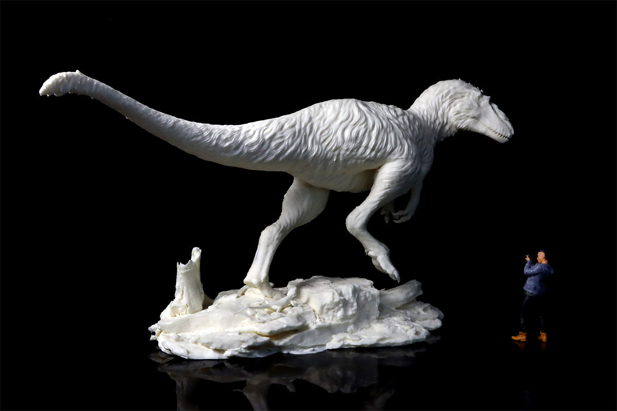 Yutyrannus Scene Statue