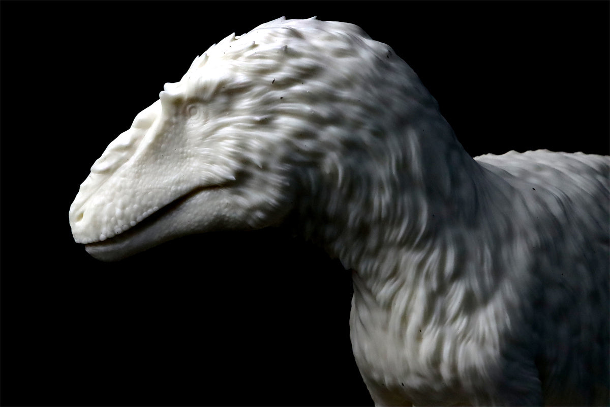 Yutyrannus Scene Statue