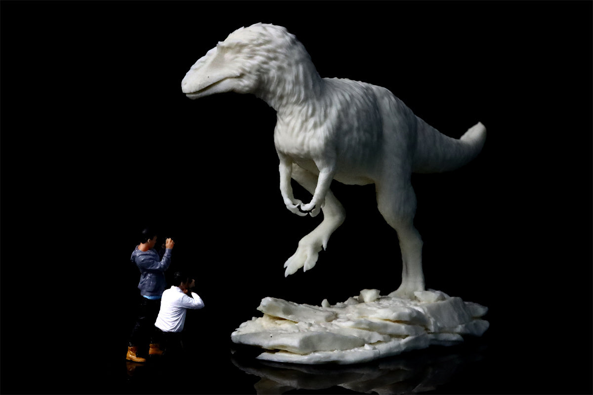 Yutyrannus Scene Statue