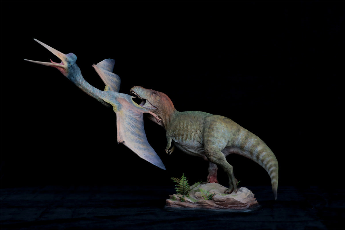 MuSee 1/35 Tyrannosaurus VS Quetzalcoatlus Model