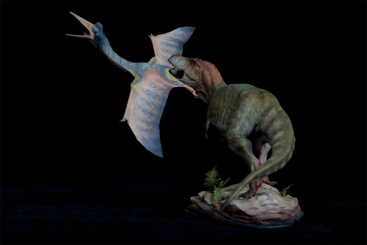 MuSee 1/35 Tyrannosaurus VS Quetzalcoatlus Model