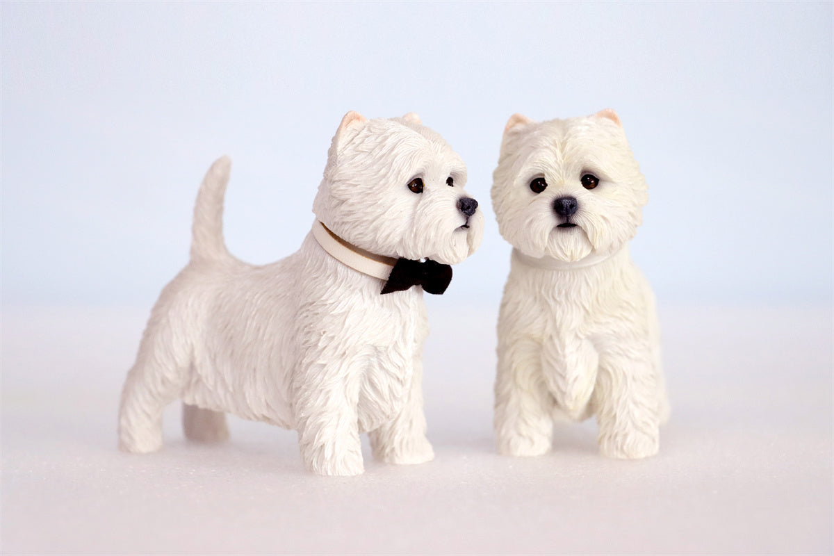 JXK 1/6 West Highland White Terrier Model