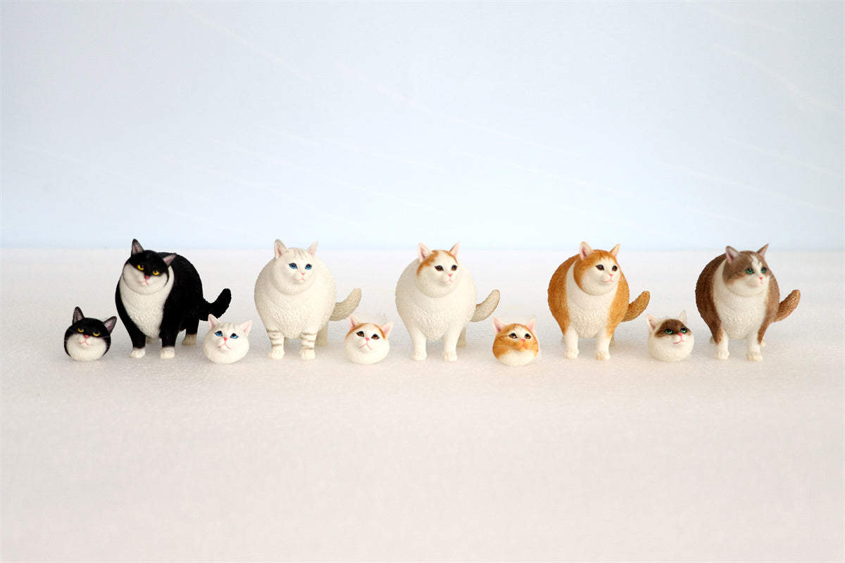 JXK 1/6 Change Head Fat Cat Model