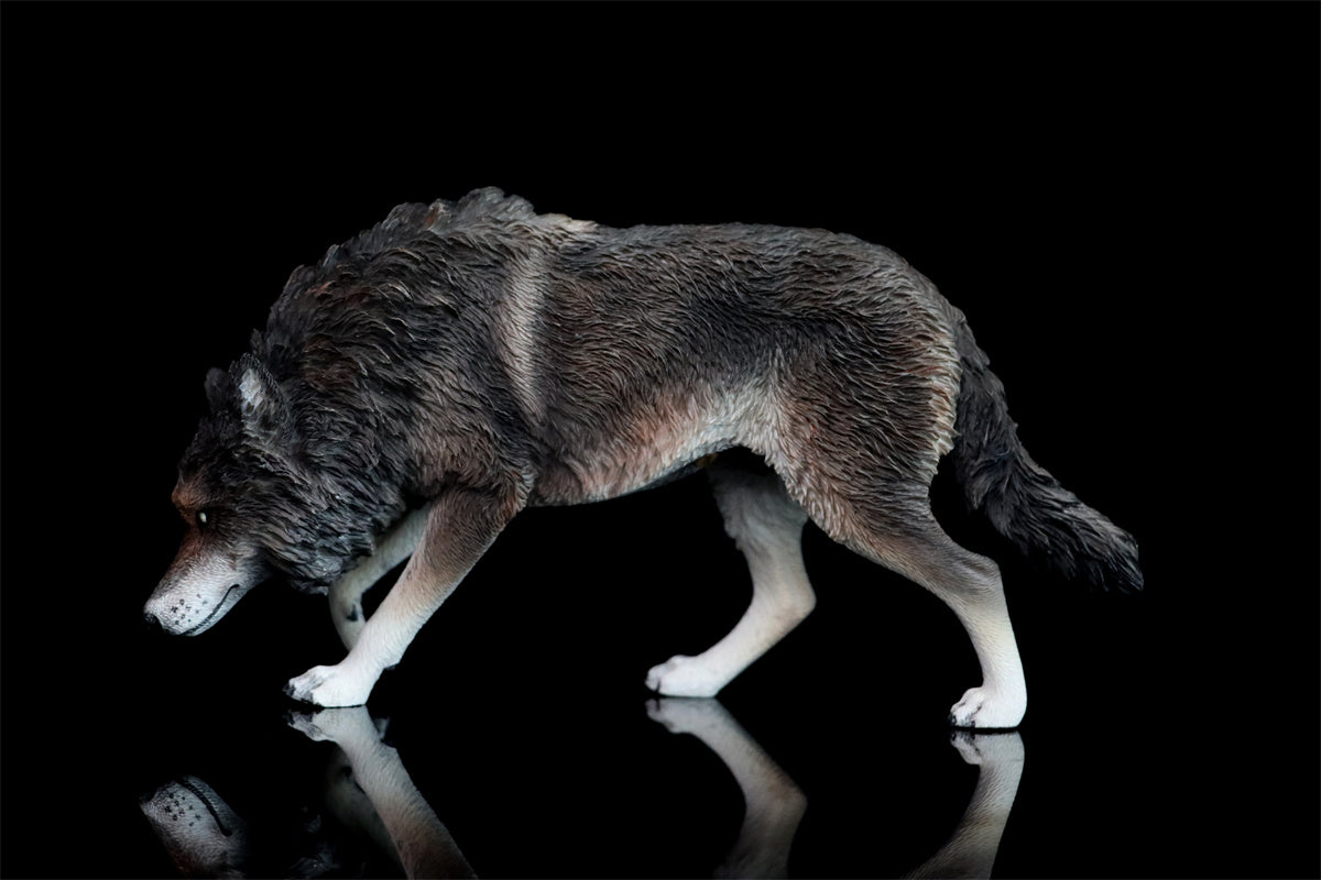 JXK 1/6 North American Gray Wolf Model