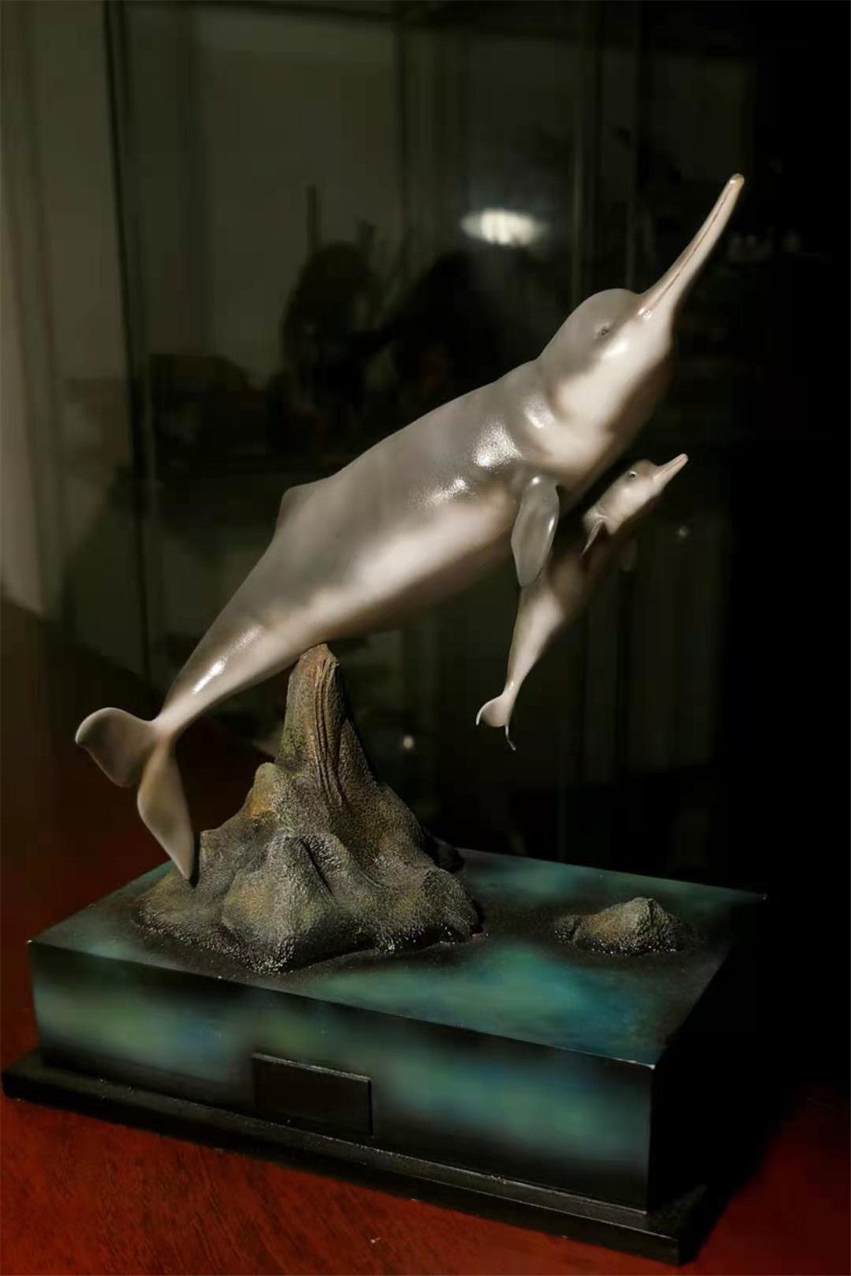 Yangtze River Dolphin Scene Statue