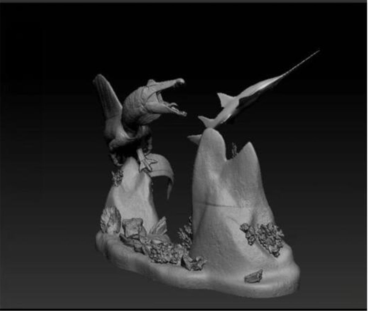 Spinosaurus Fishing Model