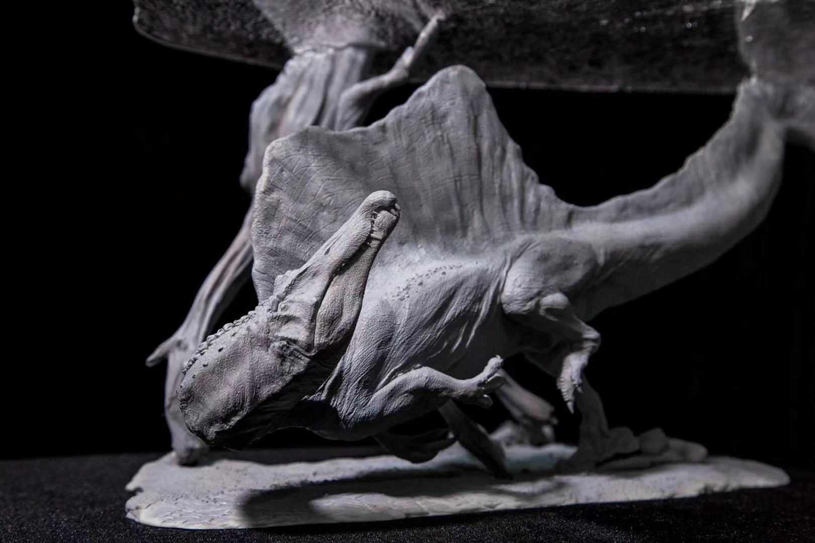 1/20 Spinosaurus Pterosaur Water Scene Statue Unpainted Kit