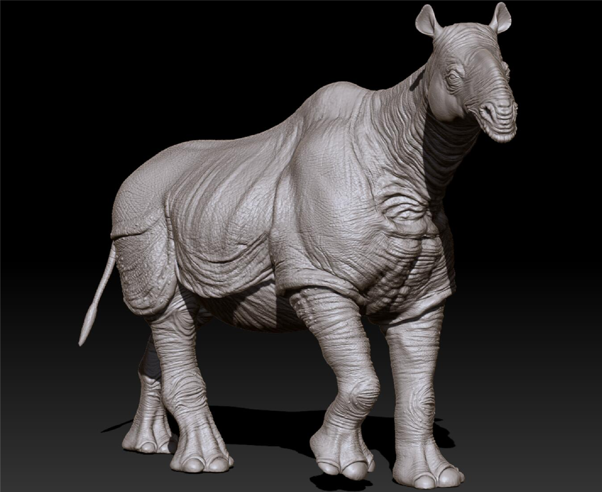 Paraceratherium Unpainted Figure