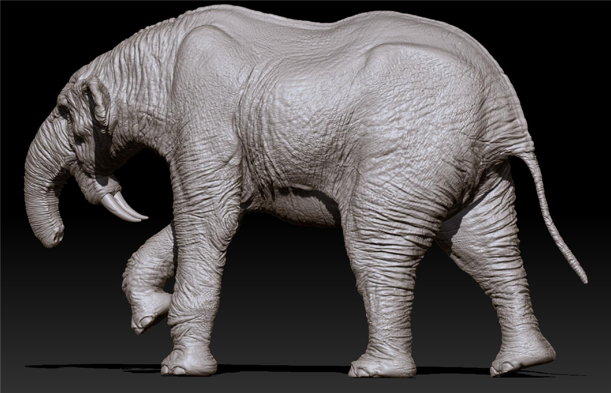 Deinotherium Unpainted Figure