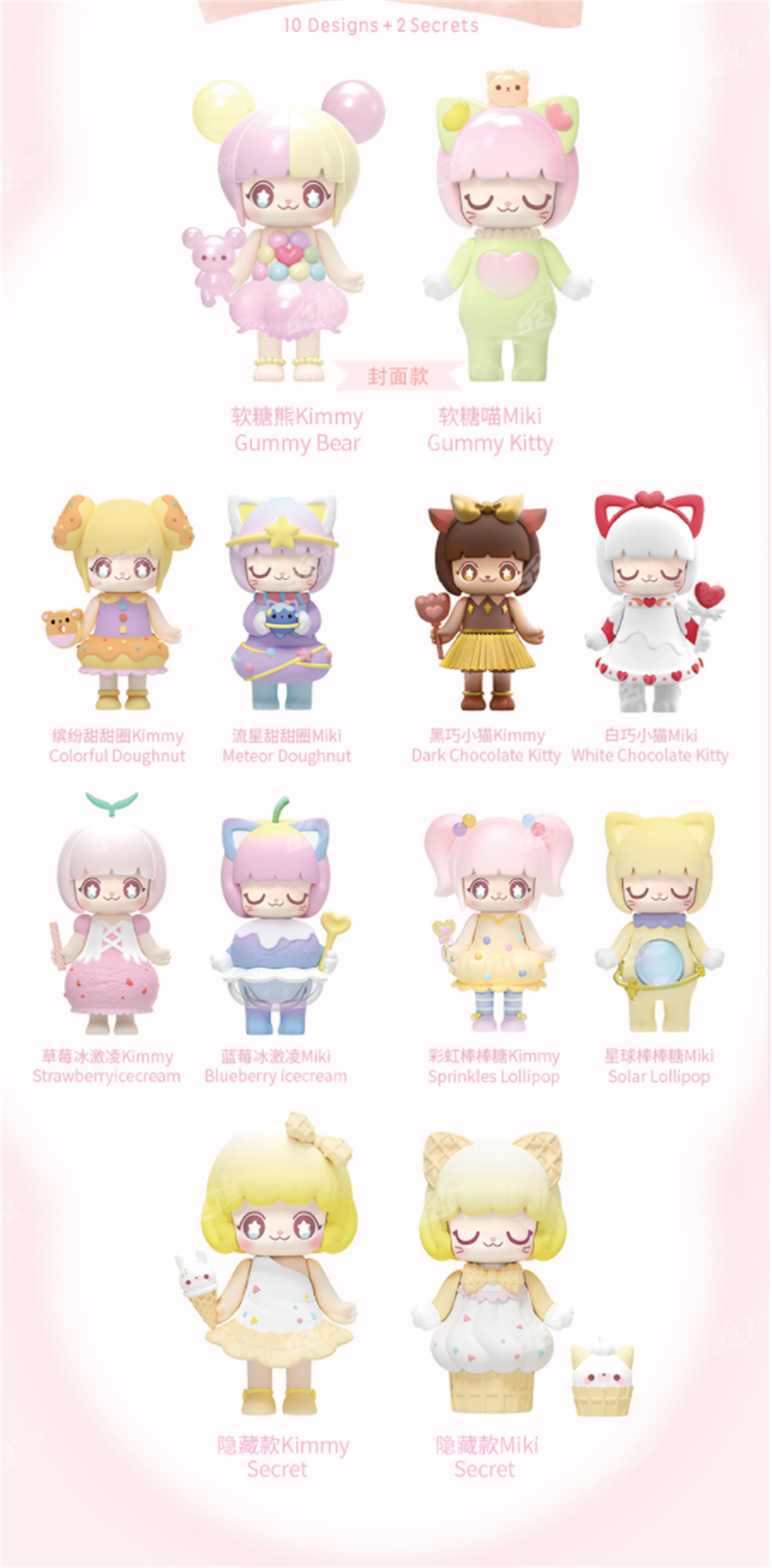 52TOYS KIMMY&MIKI Dessert Party Blind Box Model