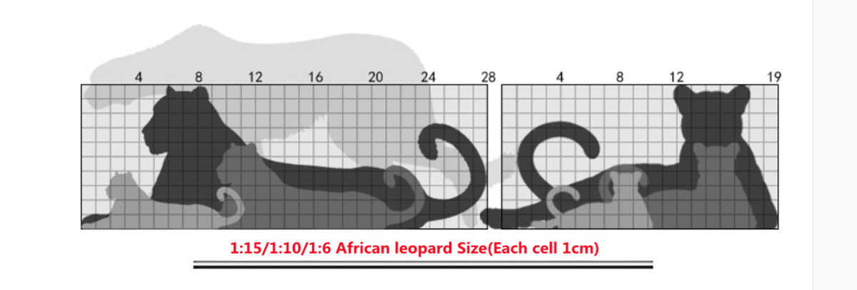 DAFEI African Leopard Statue