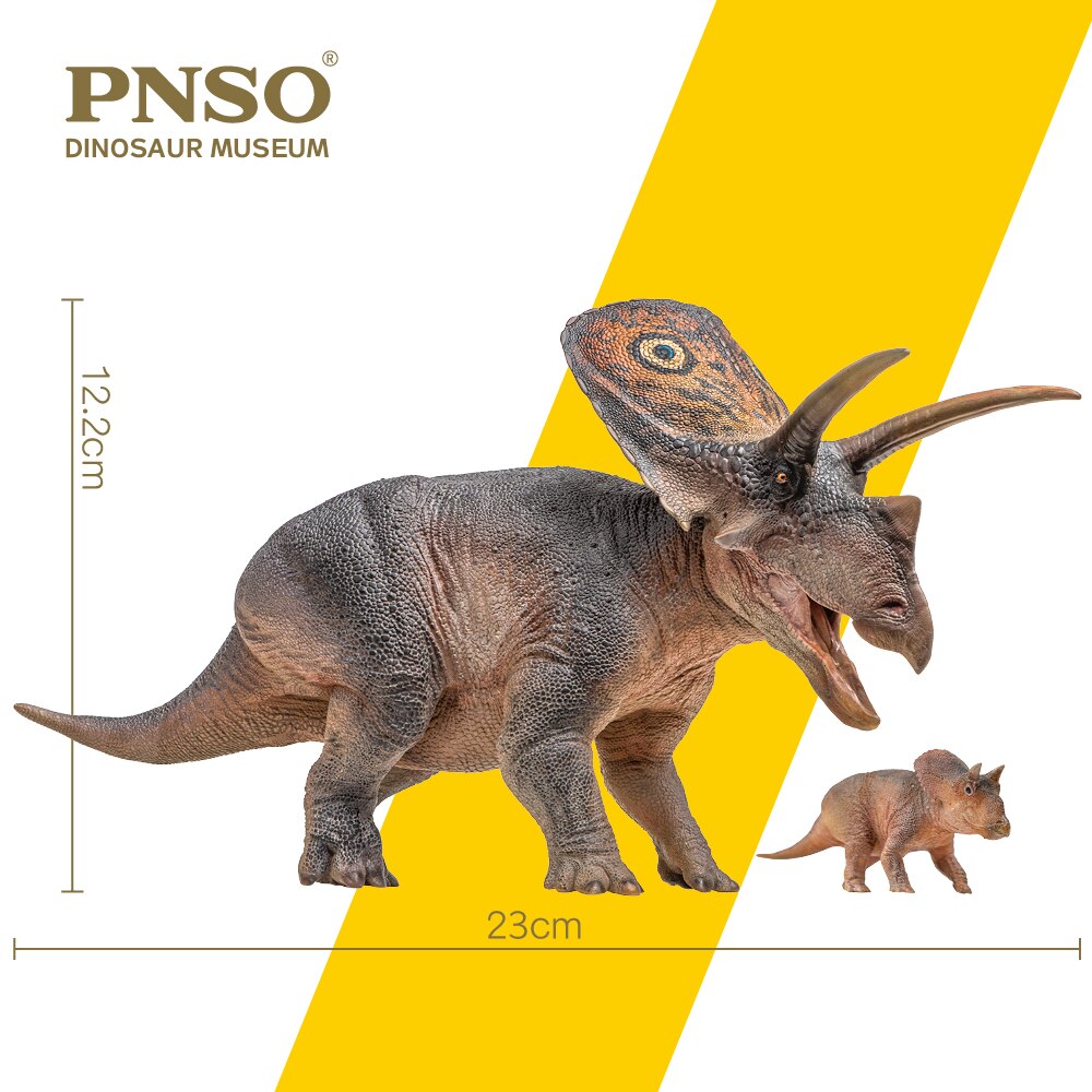 PNSO 1:35 Torosaurus Aubrey & Dabei Figure