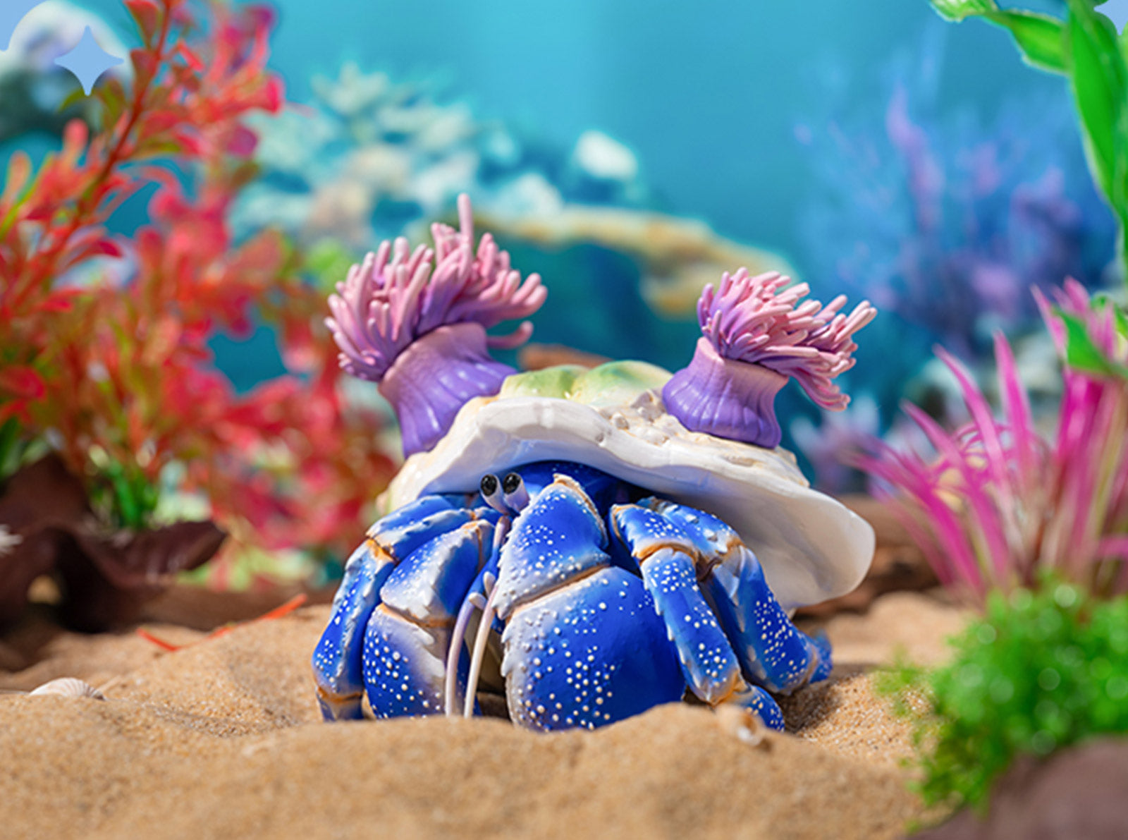 KONGZOO Summer Hermit Crab Model