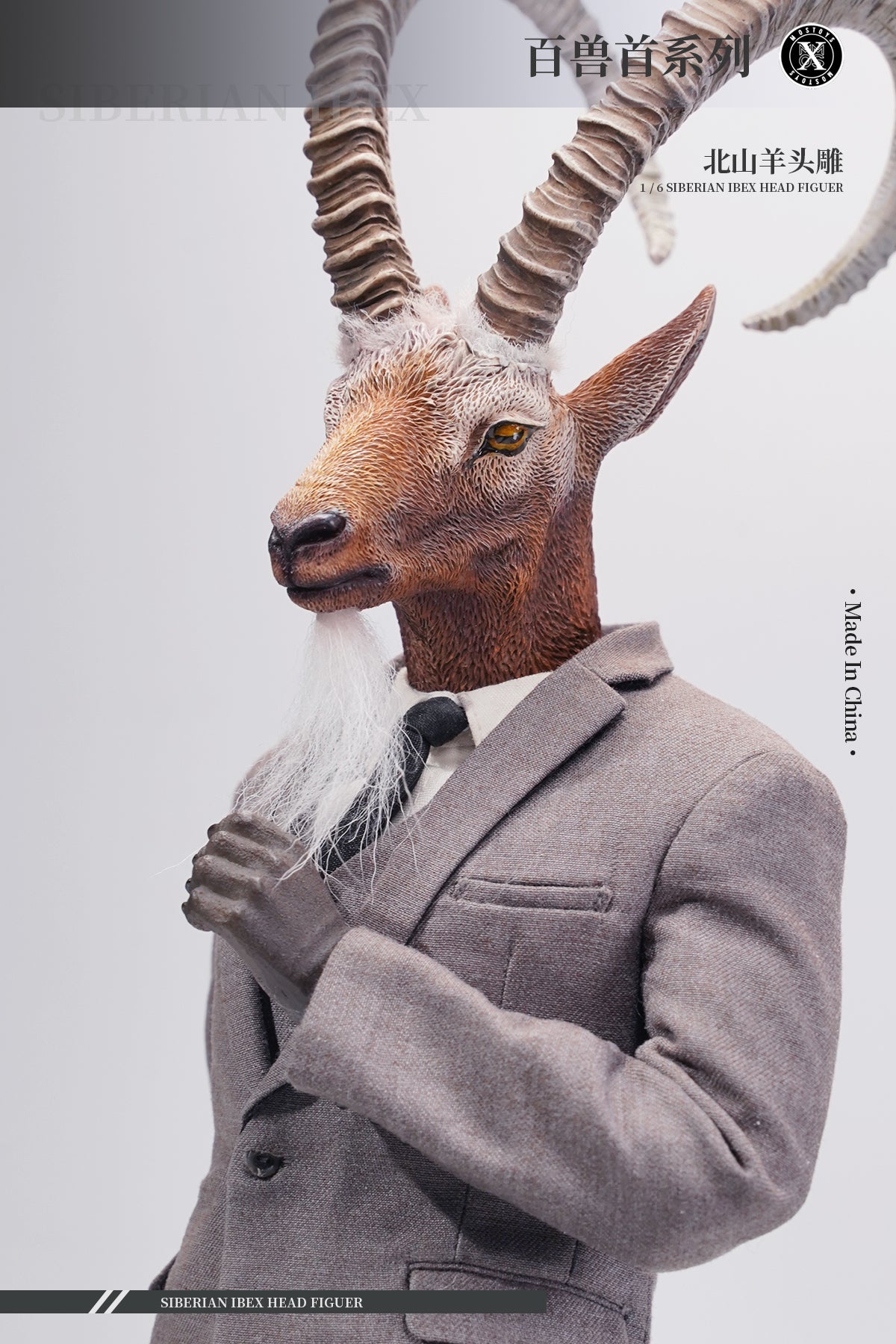 Mostoys 1/6 Siberian Ibex Head Figure
