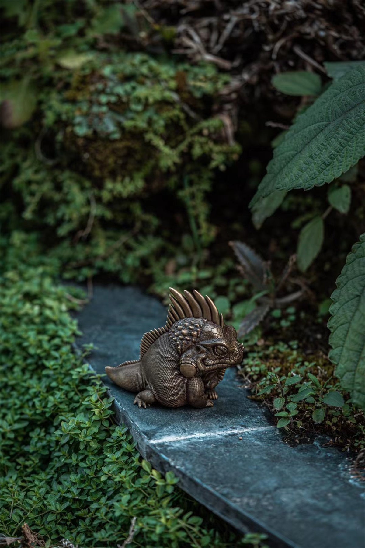 Common Green Iguana Limited Brass Model