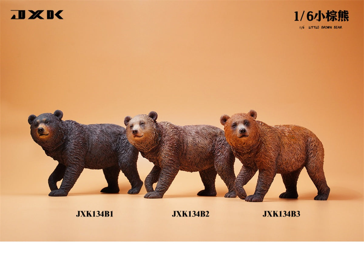 JXK 1/6 Little Brown Bear Model
