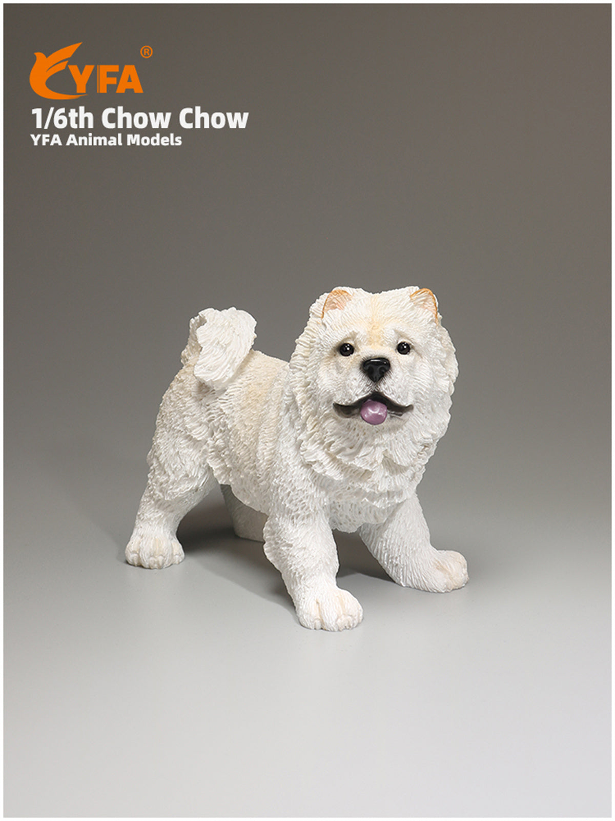JJM 1/6 Chow Chow Dog Model