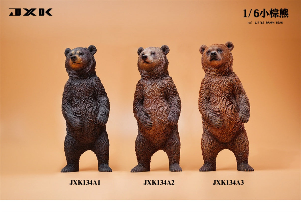 JXK 1/6 Little Brown Bear Model