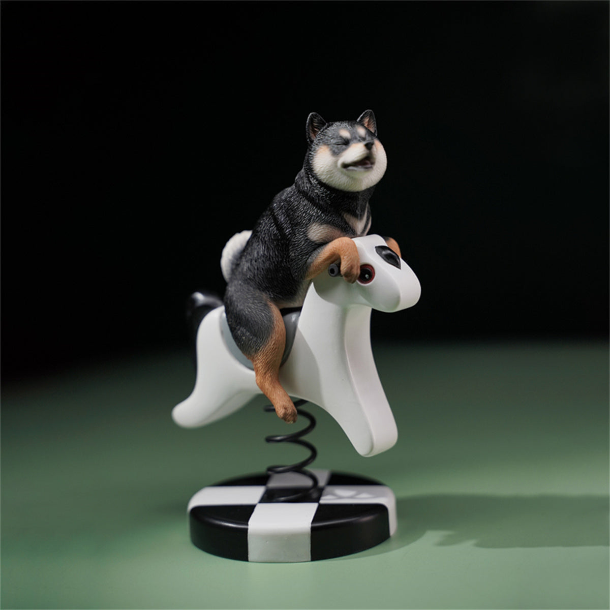 JXK 1/6 Rocking Horse Shiba Inu Model