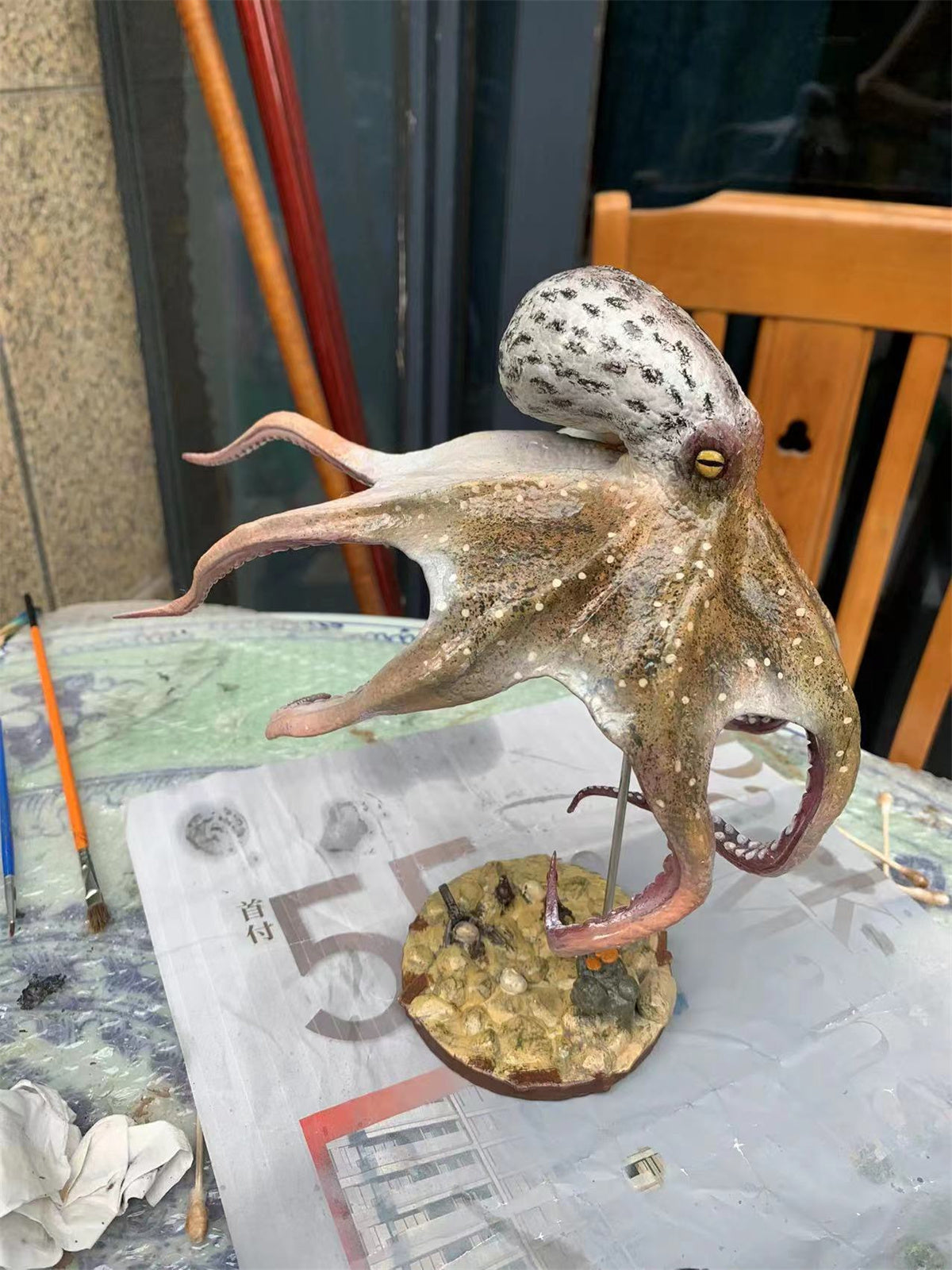 Rheic Giant Pacific Octopus Model