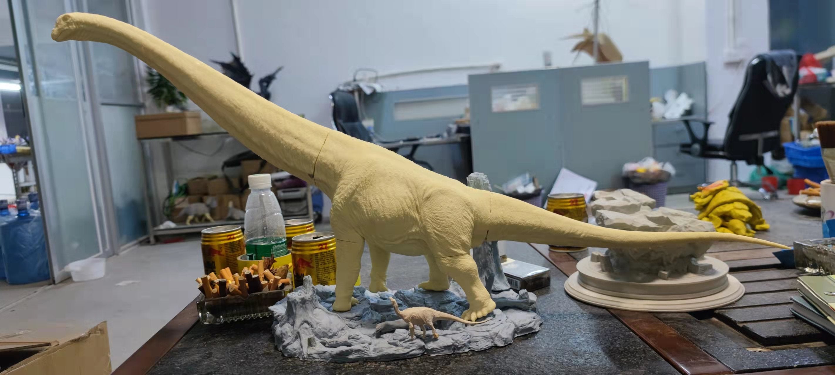MuSee Studio 1/35 Dreadnoughtus schrani Scene Statue