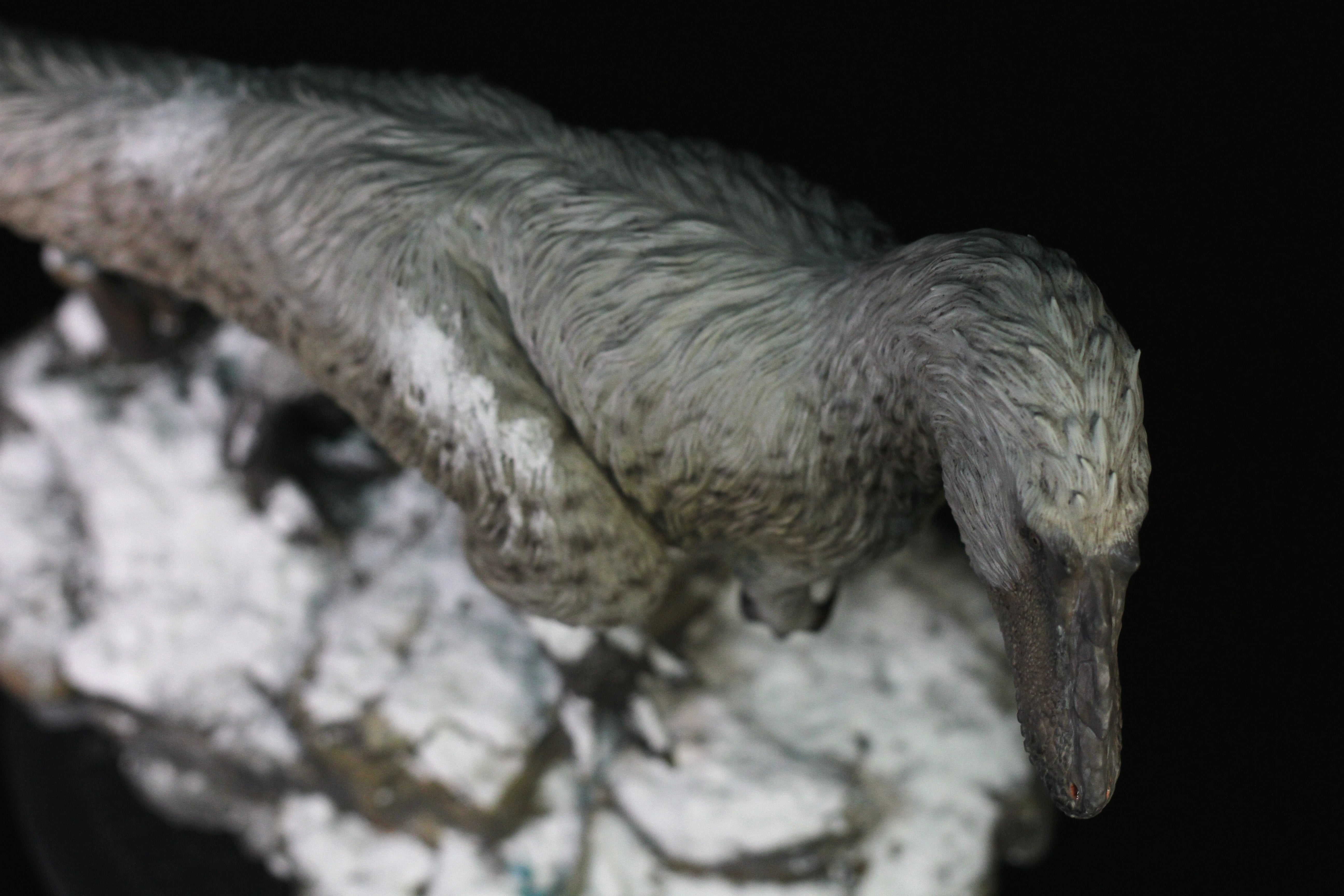 Yutyrannus Scene Statue