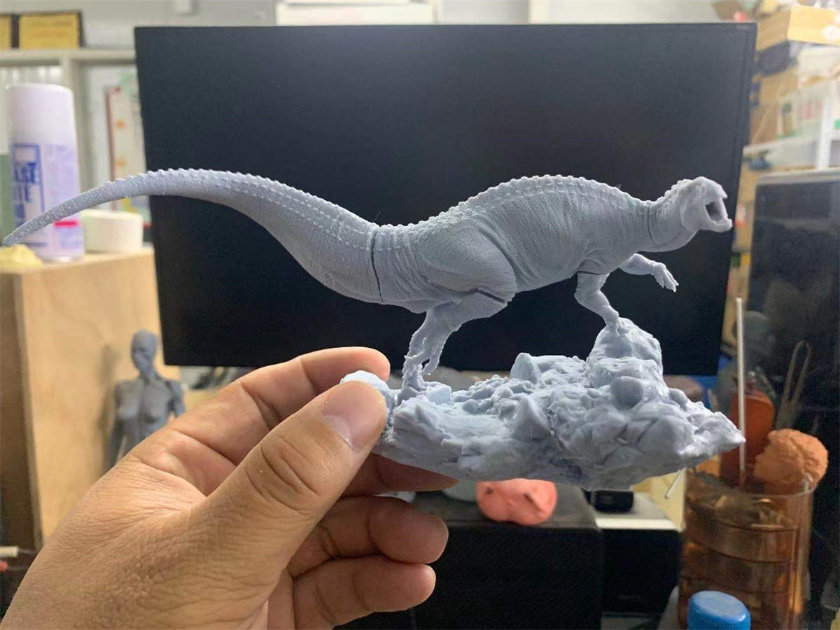 1/35 Acrocanthosaurus Prey Tenontosaurus Unpainted Model