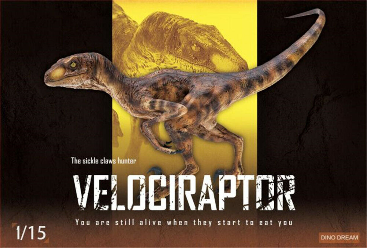 DINO DREAM 1/15 Velociraptor Raptor in the kitchen Statue