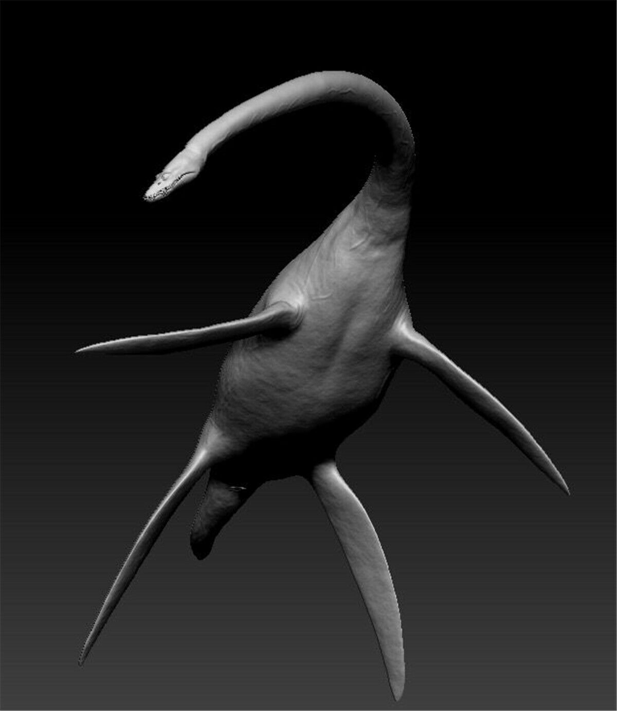 Styxosaurus Statue Unpainted Kit