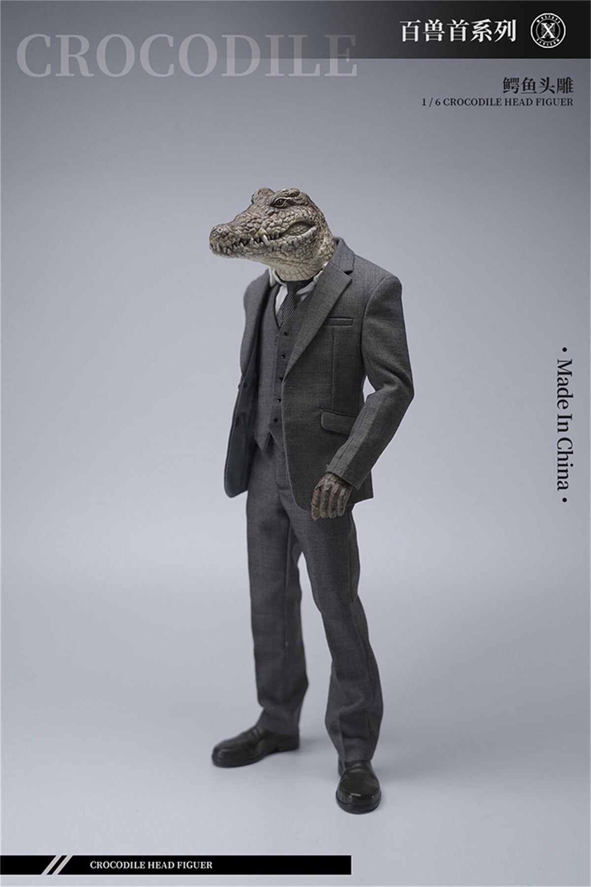 Mostoys 1/6 Crocodile Head Figure