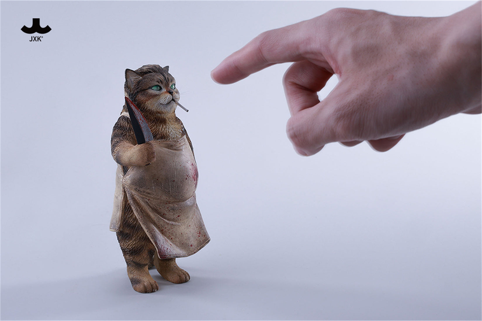 JXK Butcher Cat Model Animal Figure