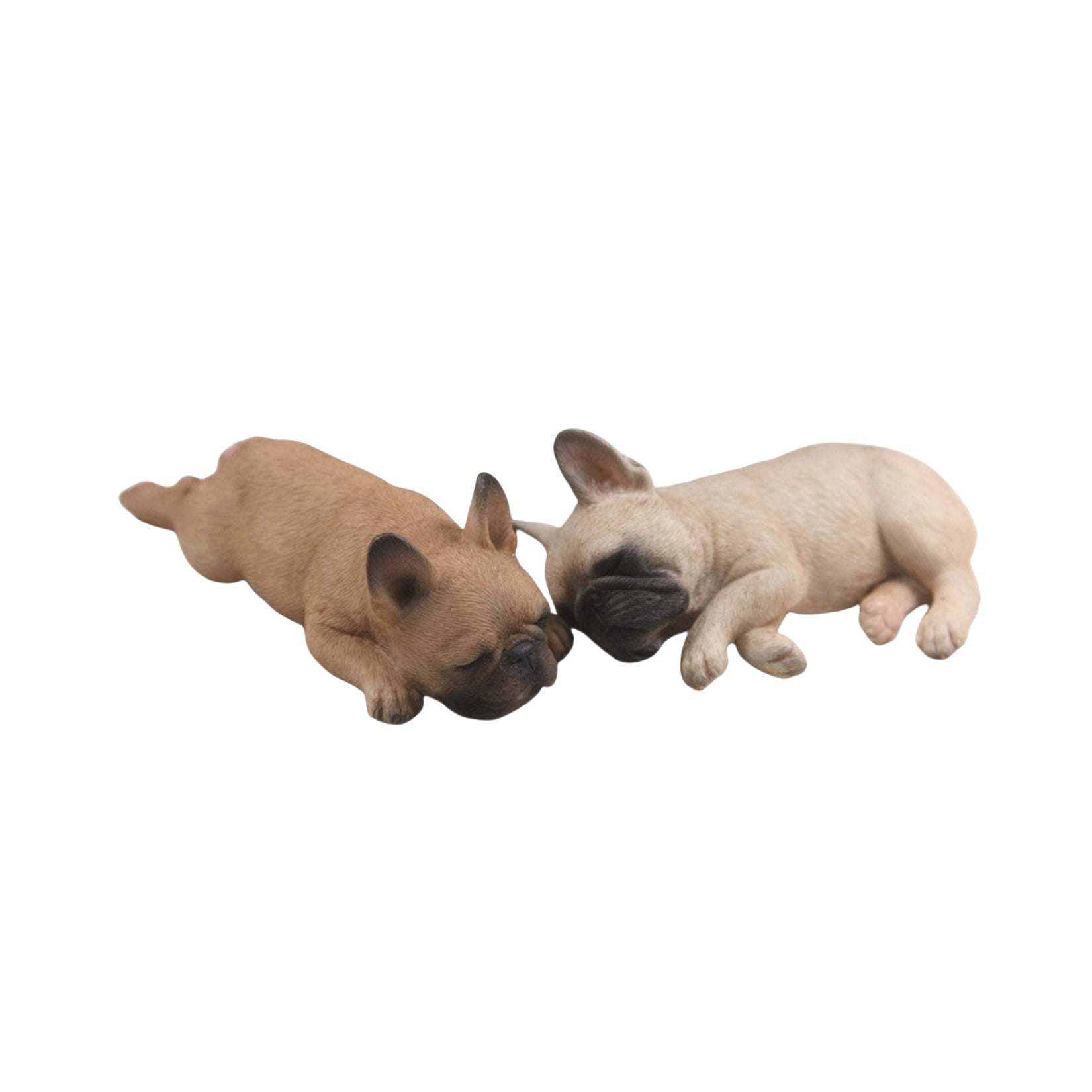 JXK 2pcs/Set French Bulldog Model