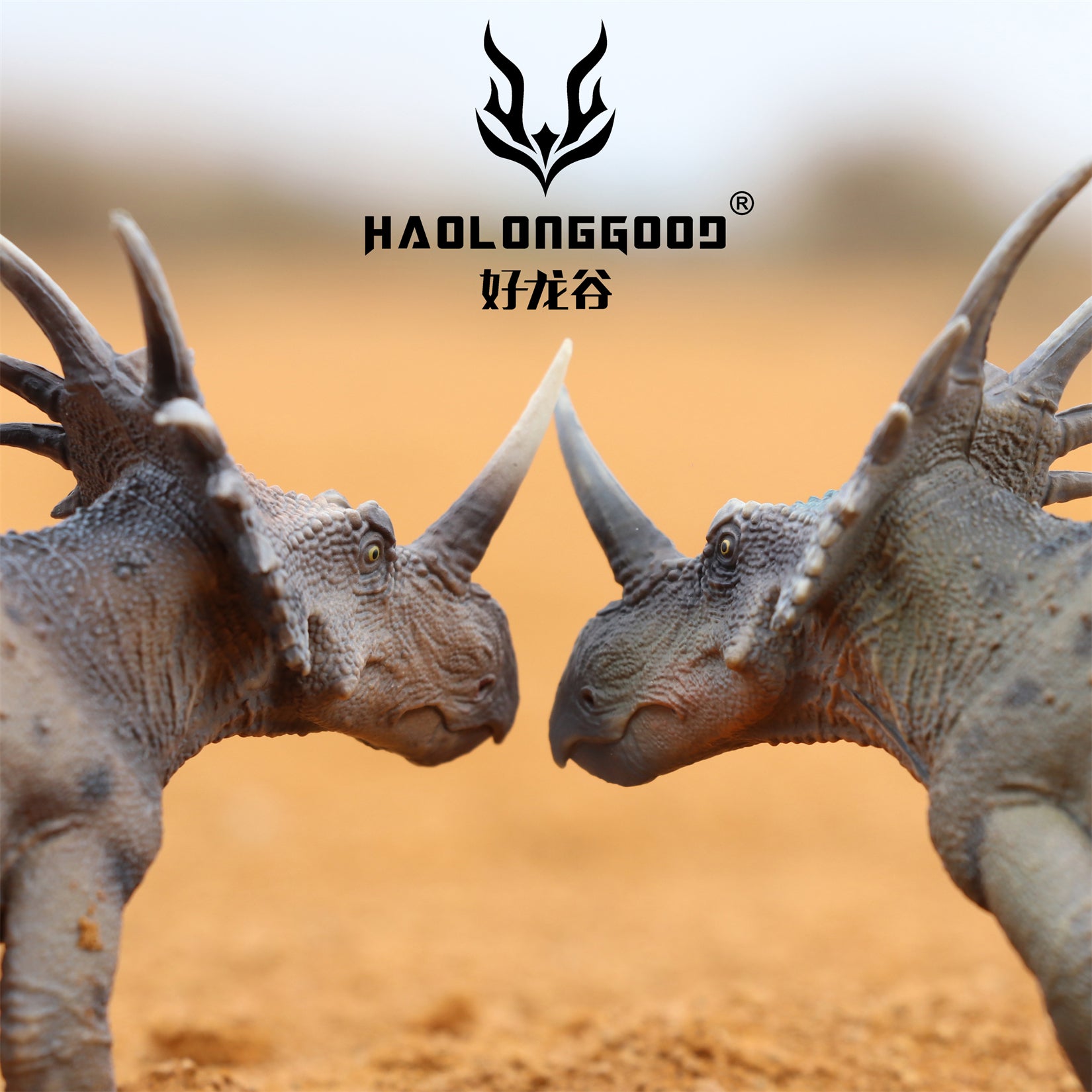 HAOLONGGOOD 1:35 Scale Styracosaurus Model