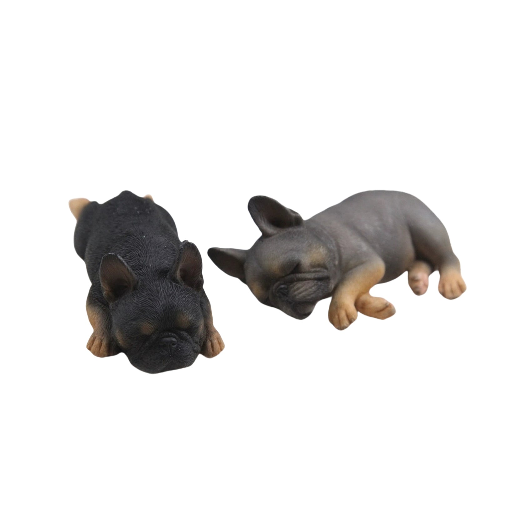 JXK 2pcs/Set French Bulldog Model