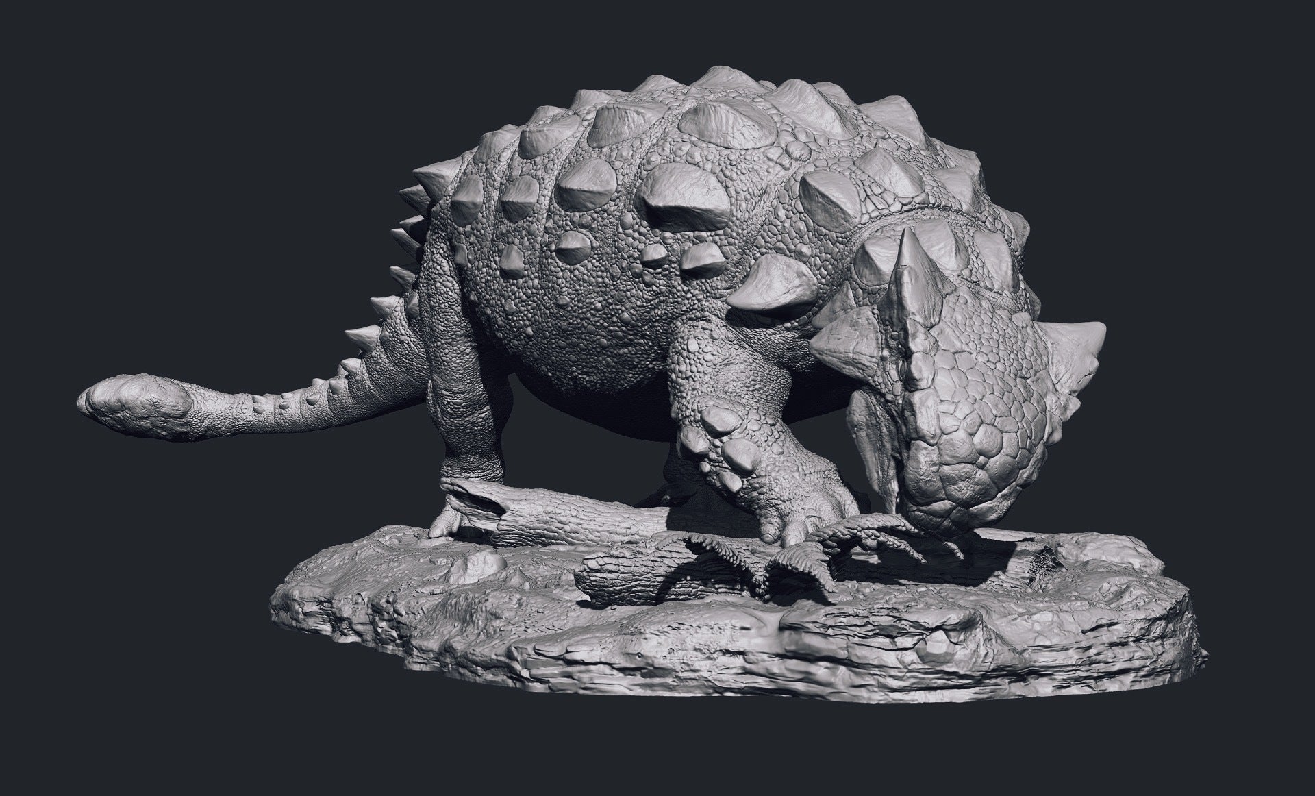 SHOWANNA 1:35 Scale Ankylosaurus STATUE